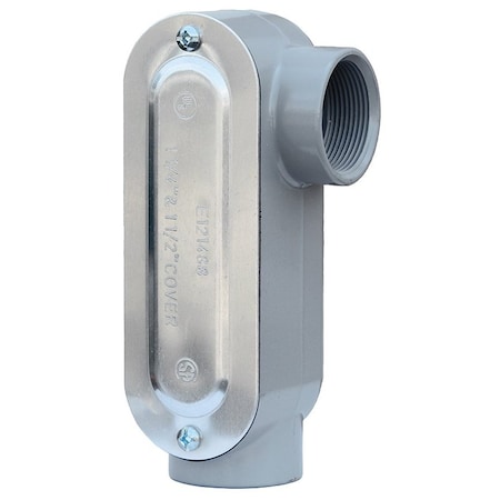 Dottie L.H. Dottie 1/2'' LL Threaded Conduit Body w/ Cover & Gasket, 10PK LL50CG